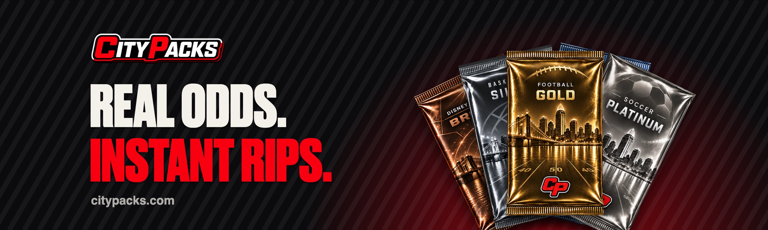 City Packs: Real odds. Instant rips.